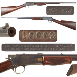 Original U.S. Colt Small Frame Lightning .22 Cal. Pump Action Rifle with 24" Octagonal Barrel, 1893 Production, Serial No. 16002