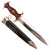 Original German WWII NSKK Dagger by F. W. Höller of Solingen with "Tigered" Grip, Excellent Blade, and Scabbard, RZM M7/33