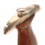 Original German WWII NSKK Dagger by F. W. Höller of Solingen with "Tigered" Grip, Excellent Blade, and Scabbard, RZM M7/33