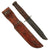 Original WWII U.S. Navy Mark 2 Blade Marked KA-BAR Fighting Knife by Union Cutlery with Leather Scabbard Original Items