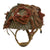 Original British WWII HSAT MKII Paratrooper Helmet Restored with Reproduction Liner, Chinstrap, and Net with Scrim