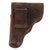 Original German WWII Czech CZ-27 Leather Holster by Jellinek & Sohn, Leder Fabrik Original Items