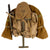 Original U.S. WWII USMC Field Gear Set with P-41 Pack, Blanket, T-Handle Shovel, Named Duffel Bag, Helmet Cover/Net, USMC Snap Belt, Leggings, Boxers, & M1 Bayonet - Excellent Original Items