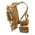 Original U.S. WWII USMC Marine Equipment Lot: P-41 Pack Set, Poncho, T-Handle Shovel, Grenade Pouch, Carbine Belt Rig, & Rabbit Ear Canteen Set