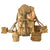 Original U.S. WWII USMC Marine Equipment Lot: P-41 Pack Set, Poncho, T-Handle Shovel, Grenade Pouch, Carbine Belt Rig, & Rabbit Ear Canteen Set