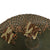 Original U.S. WWII McCord M1 Front Seam Fixed Bale Helmet with Westinghouse Liner & Period-Applied Stiff Helmet Net Original Items