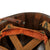 Original U.S. WWII McCord M1 Front Seam Fixed Bale Helmet with Westinghouse Liner & Period-Applied Stiff Helmet Net Original Items
