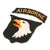Original U.S. WWII 101st Airborne Division Type 4 Patch with Rocker Original Items