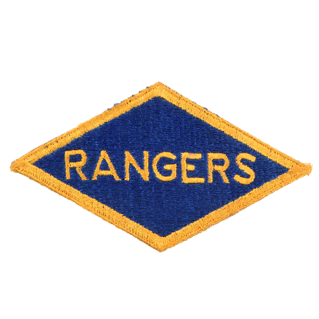Original U.S. WWII Ranger Battalion Diamond SSI Original Items