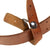 Original French WWI Army Issue Leather Belt with Y-Strap Suspenders Original Items