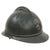 Original French WWI Issue Model 1915 Infantry Adrian Helmet in Horizon Blue with Liner & Chinstrap Original Items