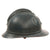 Original French WWI Issue Model 1915 Infantry Adrian Helmet in Horizon Blue with Liner & Chinstrap Original Items