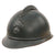 Original French WWI Issue Model 1915 Infantry Adrian Helmet in Horizon Blue with Liner & Chinstrap Original Items