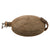 Original Italian WWI Scarce Round Pattern Canteen with Wool Cover and Cork on Chain Original Items
