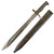 Original German WWI Steel Hilt Ersatz M1898/05 Butcher Sawback Bayonet with Scabbard - Carter Type EB42A Original Items