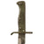 Original German WWI Steel Hilt Ersatz M1898/05 Butcher Sawback Bayonet with Scabbard - Carter Type EB42A Original Items