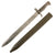 Original German WWI Steel Hilt Butcher Blade Ersatz Bayonet with Scabbard - Carter Type EB42 Original Items