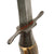 Original Imperial German WWI Hunting Style Stag Handle Trench Fighting Knife with Scabbard & Securing Strap Belt Loop Original Items