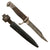 Original German WWI Private Purchase Dress Trench Fighting Knife Bayonet by Nahkӓmpfer with Scabbard & Period-Repaired Grip Original Items