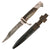 Original German WWI Private Purchase Dress Trench Fighting Knife Bayonet by Nahkӓmpfer with Scabbard & Period-Repaired Grip Original Items