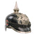 Original German WWI Kingdom of Württemberg M1891 Silver Pioneer EM/NCO Pickelhaube Spiked Helmet with Original Cockades - Size 54 Original Items