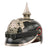 Original German WWI Kingdom of Württemberg M1891 Silver Pioneer EM/NCO Pickelhaube Spiked Helmet with Original Cockades - Size 54 Original Items