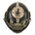 Original German WWI Kingdom of Württemberg M1891 Silver Pioneer EM/NCO Pickelhaube Spiked Helmet with Original Cockades - Size 54 Original Items