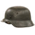 Original German WWII M42 Heer Army No Decal Helmet with 1943 Dated 58cm Liner & Chinstrap - Stamped CKL66 Original Items