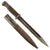 Original German WWII 1940 dated 98k Bayonet by Gebrüder Heller with Scabbard - Matching Serial 1513 a Original Items