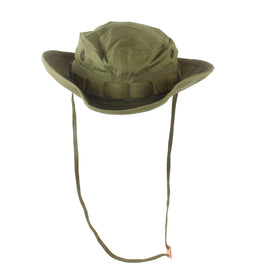 Original U.S. Vietnam War NOS Jungle Boonie Hat with Insect Net from 1969 Dated Case - Size 6 ⅜