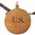 Original U.S. Spanish-American War Unit-Marked M1878 Canteen with Leather Shoulder Strap - 44th U.S. Volunteers