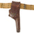 Original U.S. Mexican Expedition 6th Cavalry Regiment M1910 4 Pocket Revolver Cartridge Belt with Unit-Marked M1903 Holster - Excellent Original Items