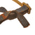 Original U.S. Civil War Set of M1859 Cavalry Spurs with Rowels & Leather Straps - Unit Stamped Original Items