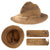 Original U.S. Spanish-American War Battle of Santiago de Cuba M1883 Campaign Hat Inscribed “SANTIAGO DE CUBA” with Serrated Edge Original Items