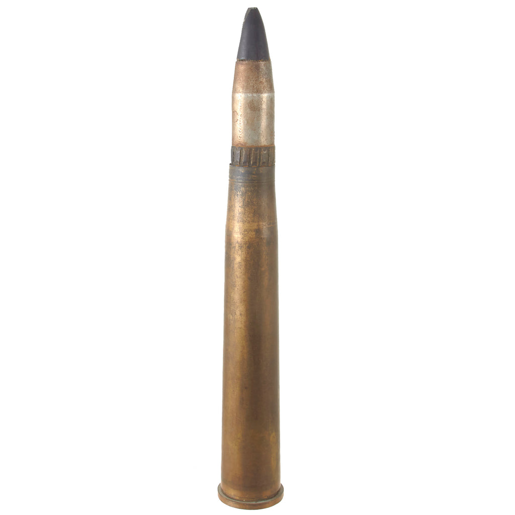 Original U.S. WWII Army 1942-Dated 40mm M25 Gun Round Cutaway - Inert Original Items