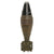 Original U.S. WWII Inert 1942 Dated M49A2 60mm Deactivated High Explosive Mortar Round with Outstanding Period Factory OD Green Repaint - Excellent Original Items