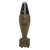Original U.S. WWII Inert 1942 Dated M49A2 60mm Deactivated High Explosive Mortar Round with Outstanding Period Factory OD Green Repaint - Excellent Original Items