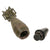 Original U.S. WWII Inert 1942 Dated M49A2 60mm Deactivated High Explosive Mortar Round with Outstanding Period Factory OD Green Repaint - Excellent Original Items