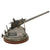 Original U.S. WWII Navy Machinist-Made Miniature Naval Gun with Functional Breech Block & Swivels - Fires a .38 S&W Blank Backwards Original Items