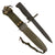 Original U.S. Vietnam War Era M4, M5, & M6 Bayonet Lot with Scabbards - Imperial & Connetta Examples - Three Total
