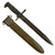 Original U.S. WWII M1 Garand 10 inch Bayonet by American Fork & Hoe with M7 Scabbard - Excellent Original Items
