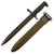 Original U.S. WWII M1 Garand 10 inch Bayonet by American Fork & Hoe with M7 Scabbard - Excellent Original Items