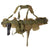 Original U.S. Vietnam War Infantryman’s M-1956 Field Gear Set: Universal Pouches, Belt, Suspenders, Shovel with Carrier, Canteens “Butt Pack”, M1911 Holster, Messkit w/Utensils, Claymore Bag & Inert Reproduction Lemon Grenades Original Items