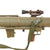 Original Cold War Era Carl Gustaf M2 84mm Deactivated Recoilless Rifle Anti-Tank Launcher with Rare British Optic, Training Round in Carrier, Manual, and Spare Parts - Inert Original Items
