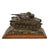 Original U.S. WWII German Panzerkampfwagen Panzer III Painted Wooden Training ID Recognition Model on Custom Period Mount with Brass Plaque Original Items