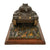 Original U.S. WWII German Panzerkampfwagen Panzer III Painted Wooden Training ID Recognition Model on Custom Period Mount with Brass Plaque Original Items