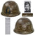 Original U.S. WWII 77th Infantry Division Captured & Painted Travel Diary Japanese Last Ditch Type 92 Helmet of Silver Star Recipient Chester B. Opdyke Original Items