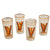 Original U.S. WWII Homefront Set of Eight “Victory Tumblers” Patriotic Drinking Glasses with Pin-Up Girls & 22k Gold Bands in Original Box with Advertising Card - Outstanding Display Original Items