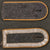 Original German WWII Luftwaffe Air Force USGI Cutoff Shoulder Strap Collection Including Air Traffic Controller School Pair - 5 Items