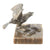 Original German WWII Metal Eagle Desk Ornament on Marble Base with "Jousting 1939" Dedication Plaque Original Items